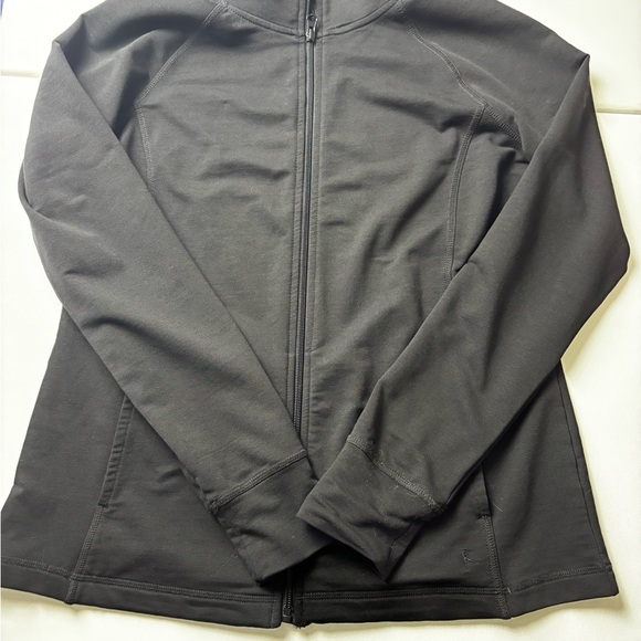 Danskin Now Women's Black Light Weight Zip Up Jacket with Pockets in L - Picture 1 of 5